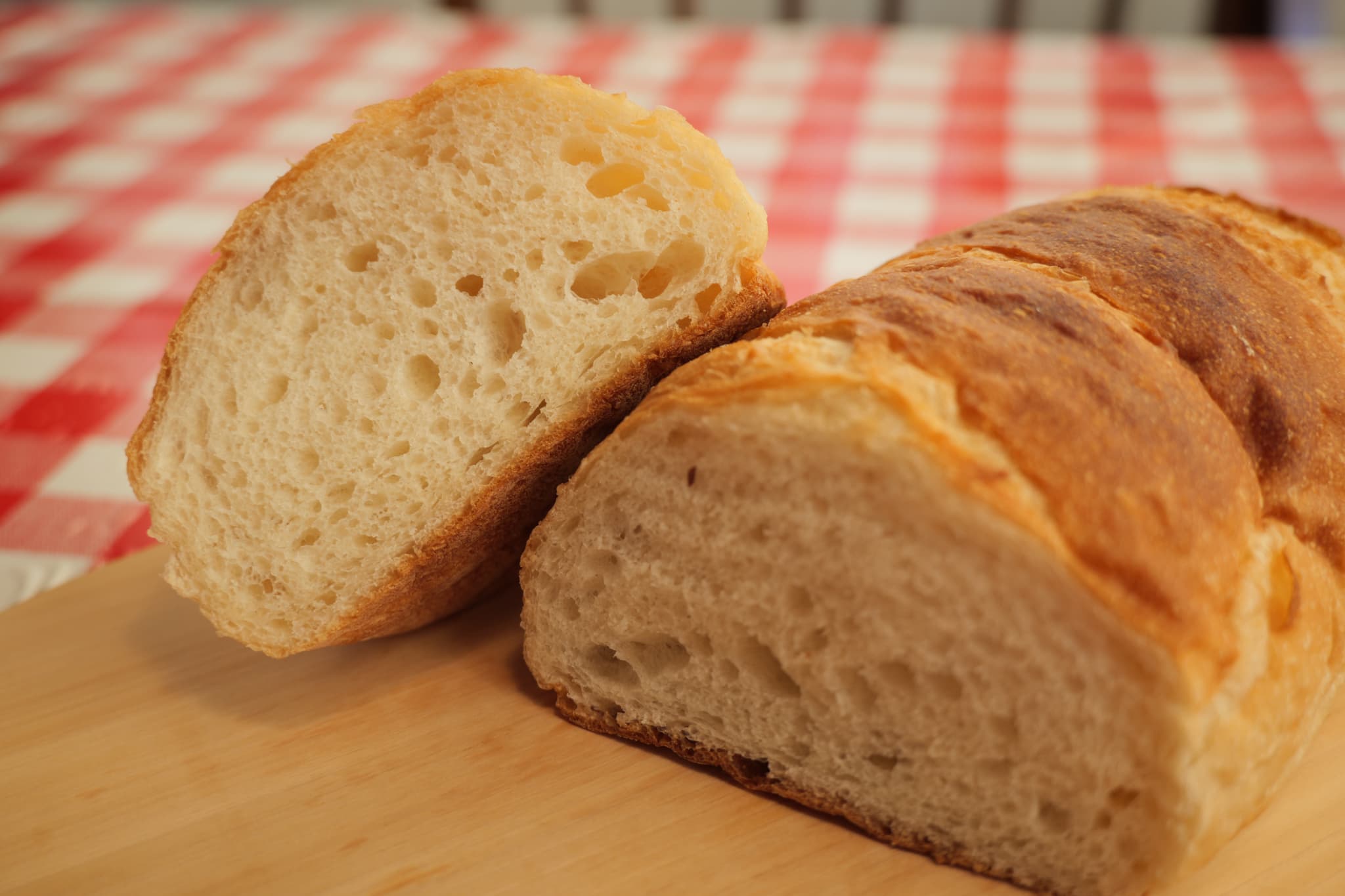 生フランスパン（断面）