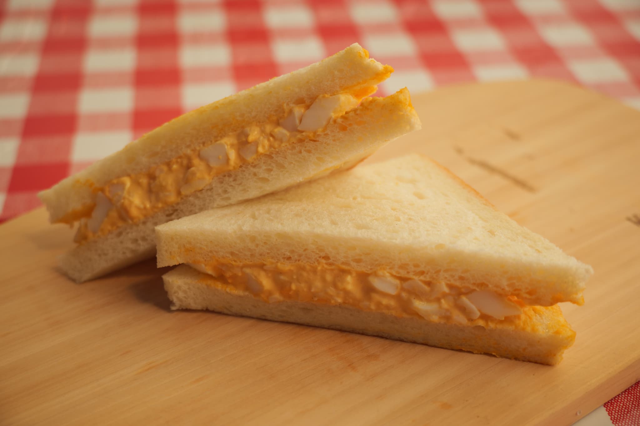玉子サンド（断面）